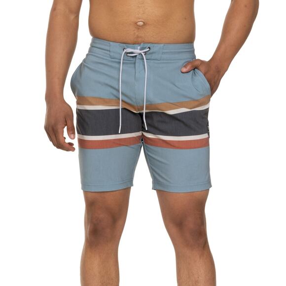 Vissla Men's Light Slate Cheater Five 18.5in Boardshorts UPF 50+ Size 34 NEW - Picture 1 of 2